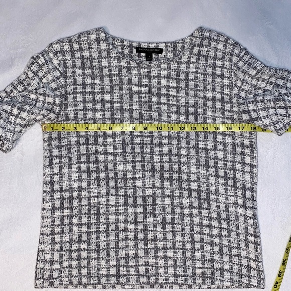 🌟FINAL SALE🌟 Banana Republic tweed twist-knot sleeve blouse - Picture 6 of 8